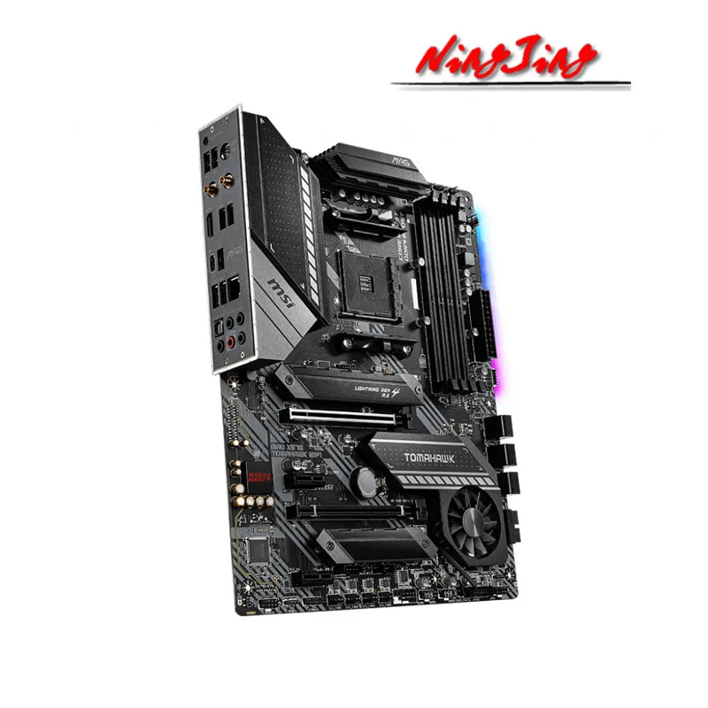 Материнская плата MSI MAG X570 TOMAHAWK Wi-Fi ATX AMD x570 DDR4 4600 (O.C) m.2 SATA USB 3 2 128G 6 разъемов