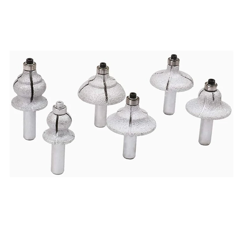 Алмазные фрезы с хвостовиком 1/2 дюйма Паяные профильные диски для кварцевого