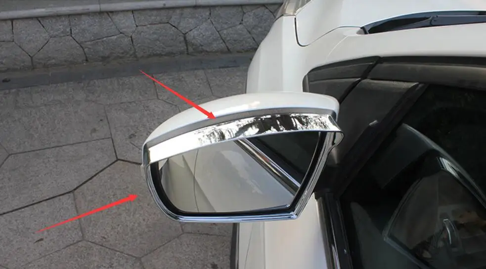 Подходит для 2013 2014 2015 2016 Ford Escape Kuga боковое зеркало защита от дождя снега козырек