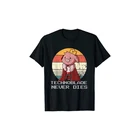 Футболка Technoblade Merch женская с коротким рукавом, Забавный Графический Топ в стиле ретро для косплея, мультяшная футболка в стиле Харадзюку, рубашка с цифровым принтом, на лето