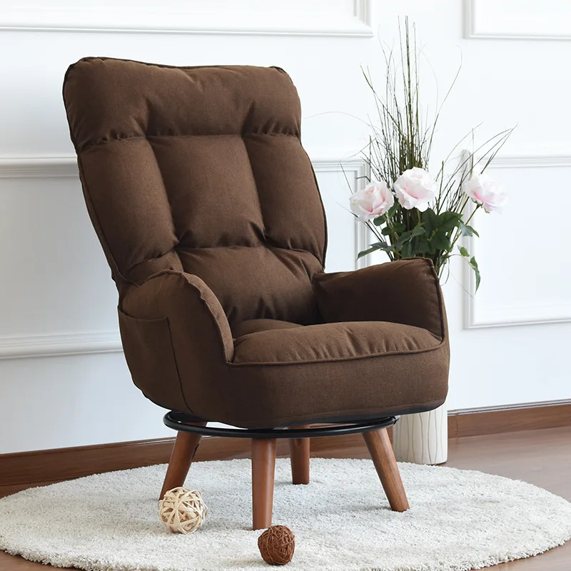 Современное поворотное кресло с акцентом мебель для дома и гостиной складное