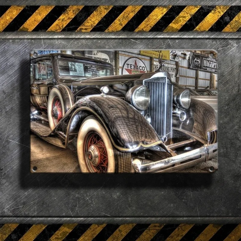 

Packard Tin Metal Sign Plaque Bar Pub Vintage Retro Wall Decor Poster