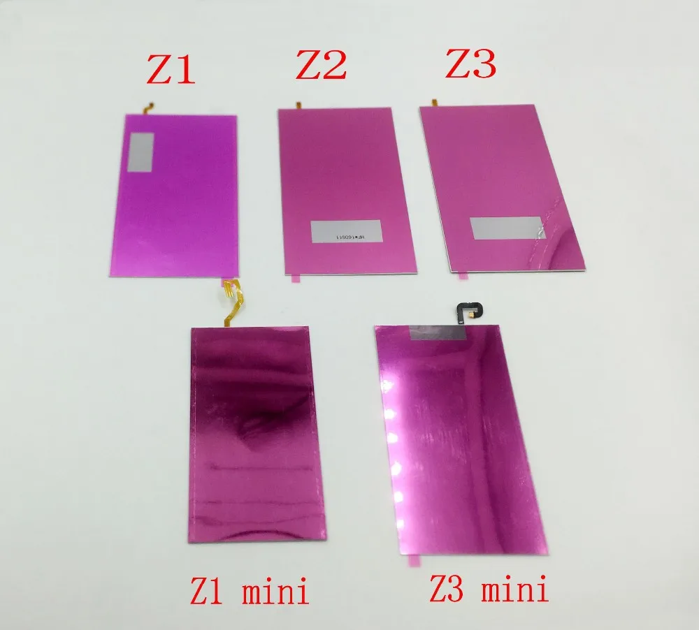 Бесплатная доставка для Sony Xperia Z1 Compact Mini Z2 Z3 Z4 Z5 C3 M4 ЖК-дисплей подсветка пленка