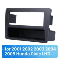 seicane for 2001 2002 2003 2004 2005 honda civic lhd dash mount trim panel stereo frame 18253mm radio fascia car refitting kit