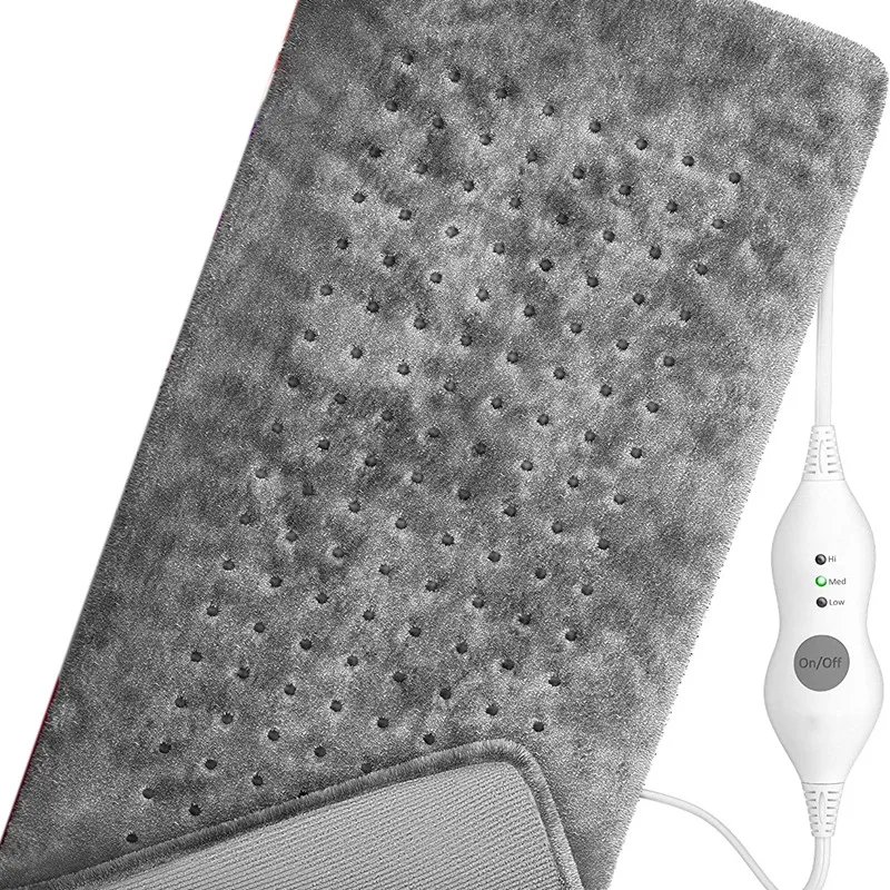 

Extra Large Electric Heating Pad for Back Pain and Cramps Relief 12X24 Inch -Soft Heat for Moist & Dry Therapy
