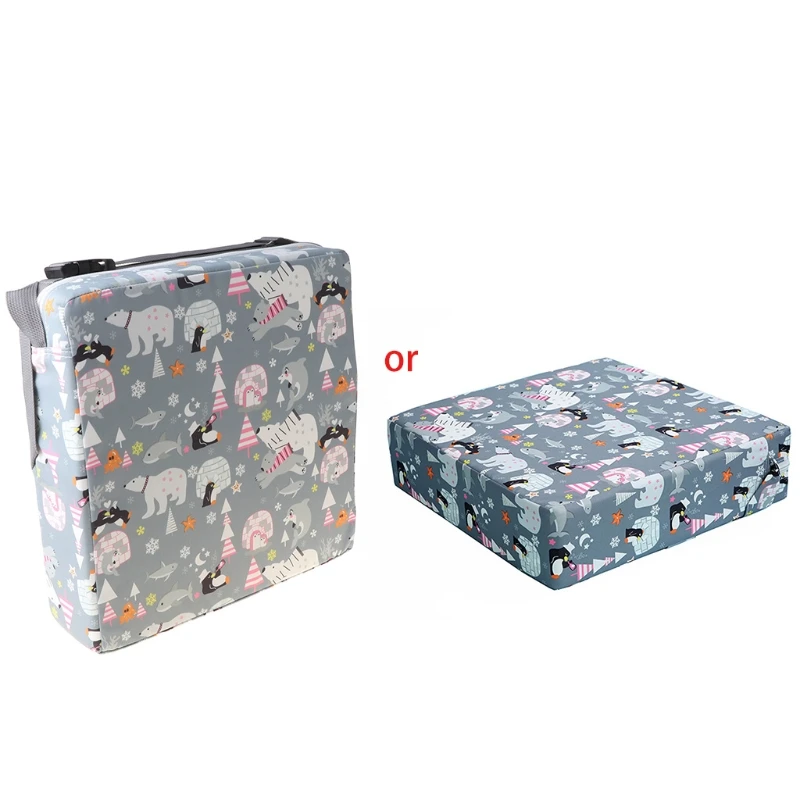 

Portable Kids Baby High Chair Pad Booster Travel Dining Room Adjustable Detachable Washable Thicken Sponge Seat Cushion DXAD