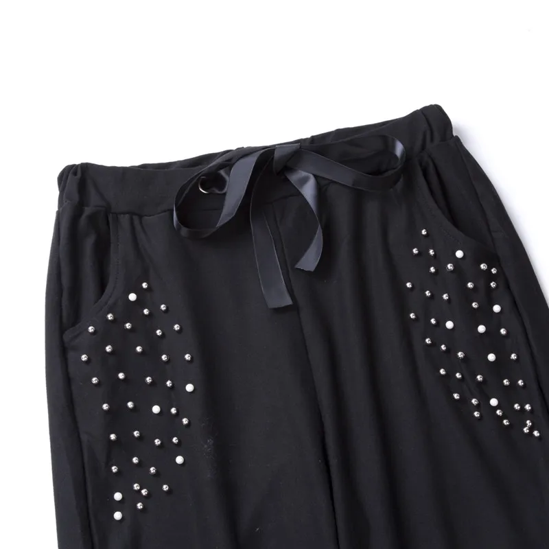 Женский спортивный костюм топы с открытыми плечами штаны комплект из 2 предметов