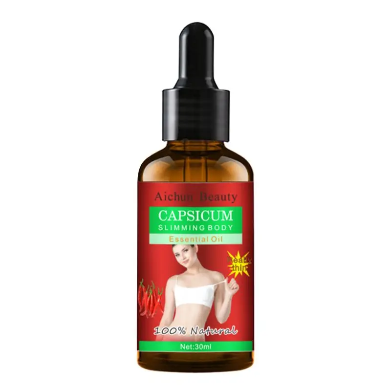 30 мл капсикум для похудения эфирное масло тела термальный массаж тонкие ноги