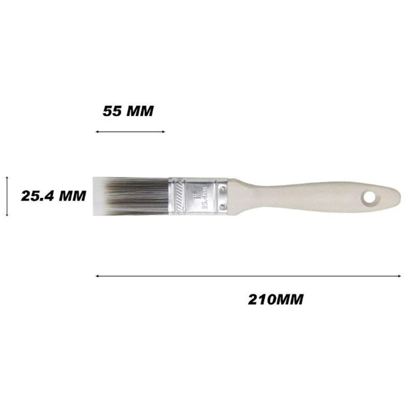 

5-Piece Paint Brush Complete Set, Small Helper Oblique Mouth Oil Brush, Special Brush for Decoration