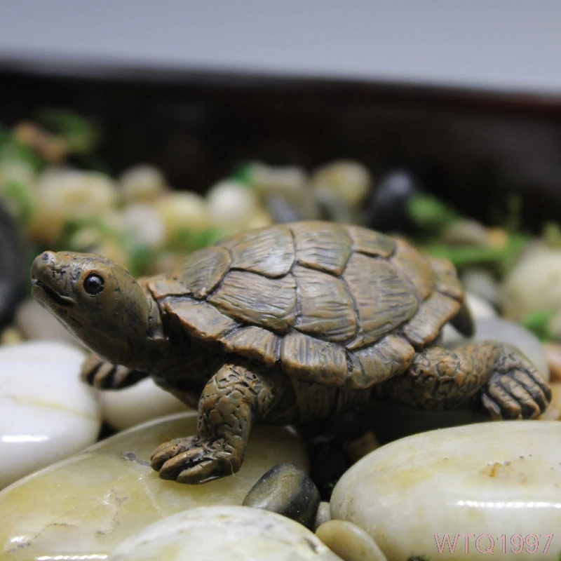 

Turtle Figurine Animal Miniature Figures Decoration Animal Statue Resin Craft