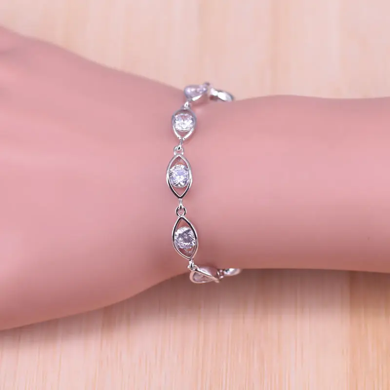 Женский комплект из колье и серёг Risenj серебристого цвета с жемчугом для свадьбы |