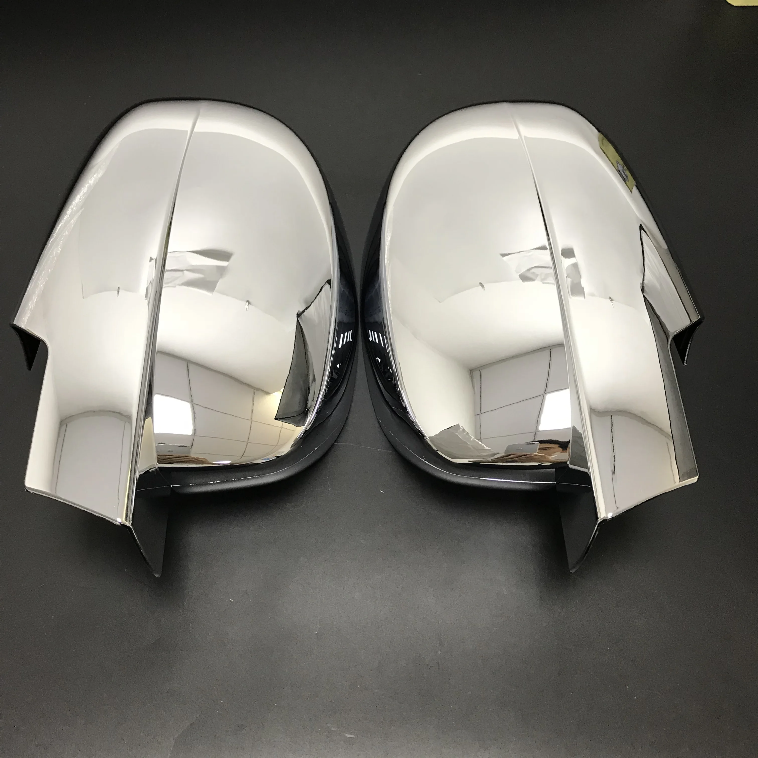 2 шт. хромированные серебристые боковые крышки для зеркала заднего вида отделка