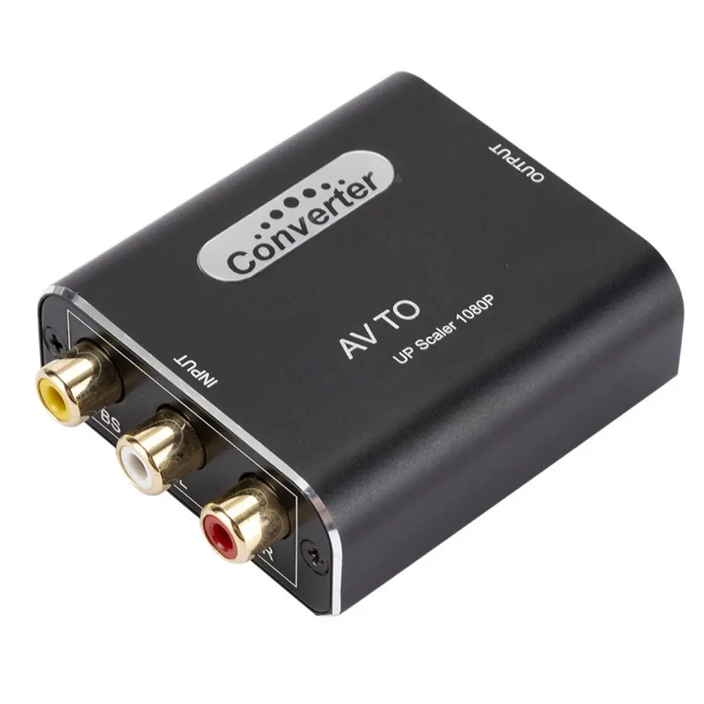 

Adapter AV To HDMI-compatible High Definition Video Converter Av2HDMI-compatible Support 1080p AV To HDMI-compatible