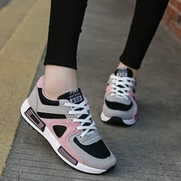 comemore summer casual shoes woman 2021 fashion lace up sneakers women shoes flat breathable mesh ladies shoes womens sneakers