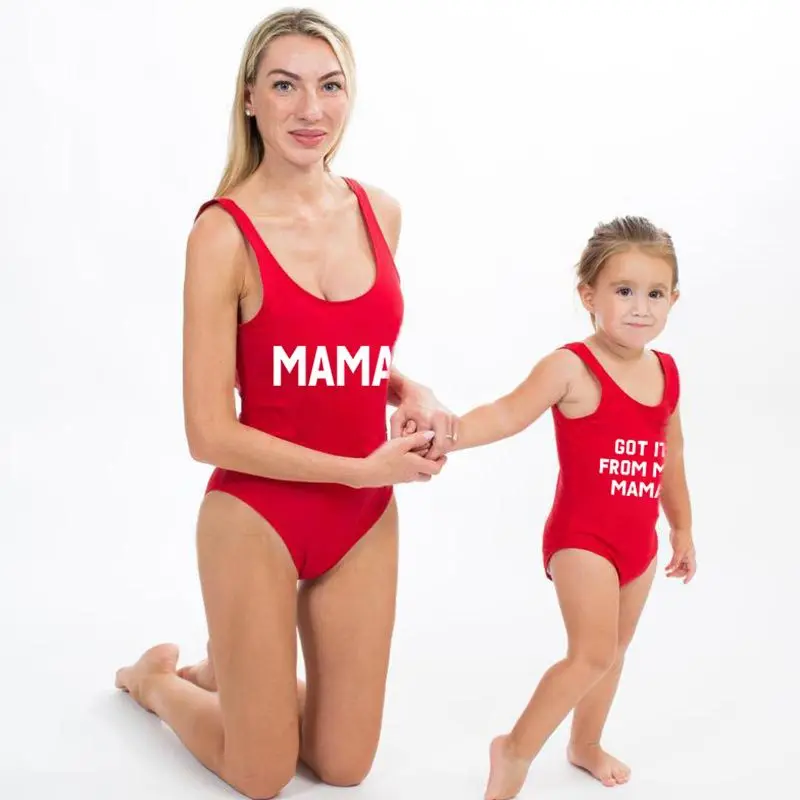 

Mother And Daughter Clothes Women Bikinis Sexy Bandage One Piece Backless Swimsuit Bathing Suits Bodysuit Beach Wear Swim Suit