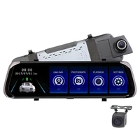 uncom dvr dash cam streaming media rearview mirror driving recorder 10 inch car dvrs video recorder mirrors vision dual lens
