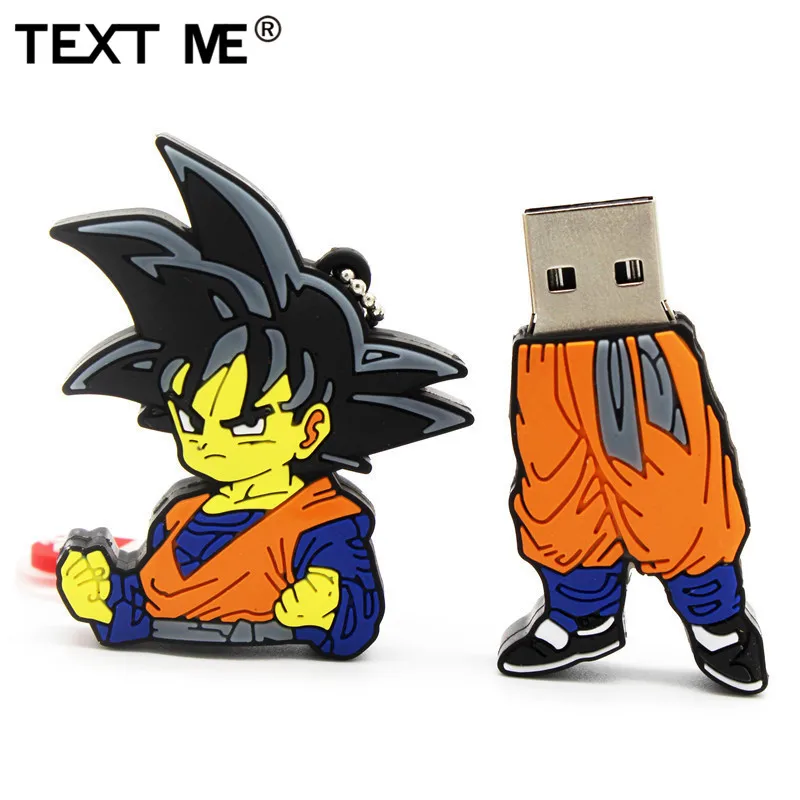 Usb флеш накопитель текстовый ME с мультяшным драконом Гоку 4 ГБ 8 16 32 64 ГБ|USB