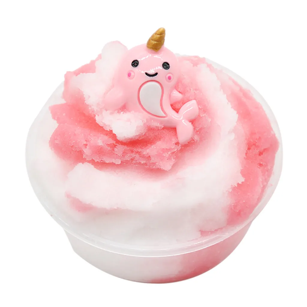 Дельфин розовый антипригарный большой пенопластовый слайм игрушки для снятия