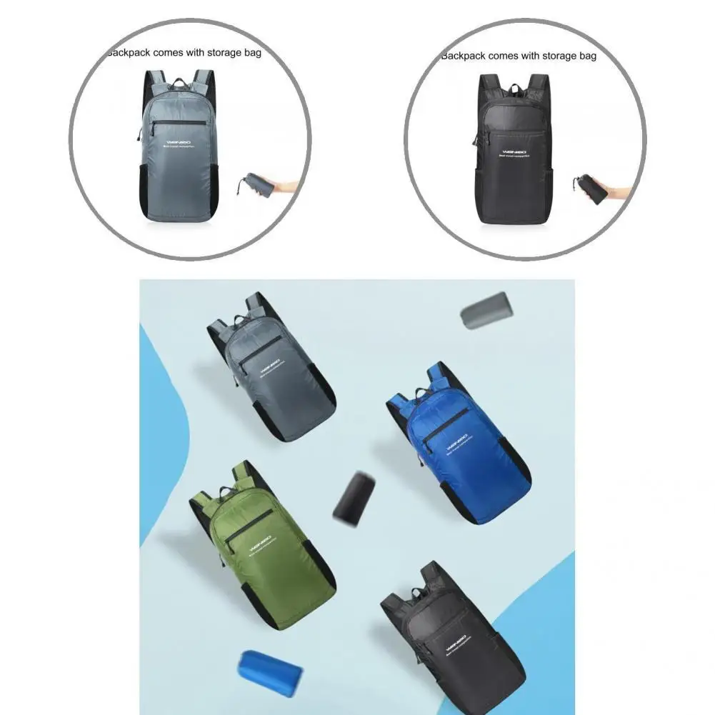 

Universal Foldable Mini Backpack Easily Storage Strong Load-bearing Packable Backpack Foldable Small Backpack 18L
