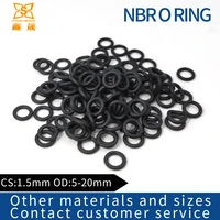 rubber ring black nbr sealing o ring cs1 5mm od5 566 577 588 599 510 51213151920 o ring seal gasket ring washer