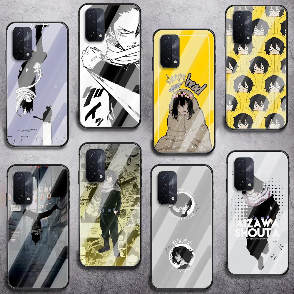 

Shota Aizawa Phone Tempered Glass Case Cover For oppo realme find reno a c x3 gt 53 5 6 7 11 Pro 5g Trend Bumper Shell