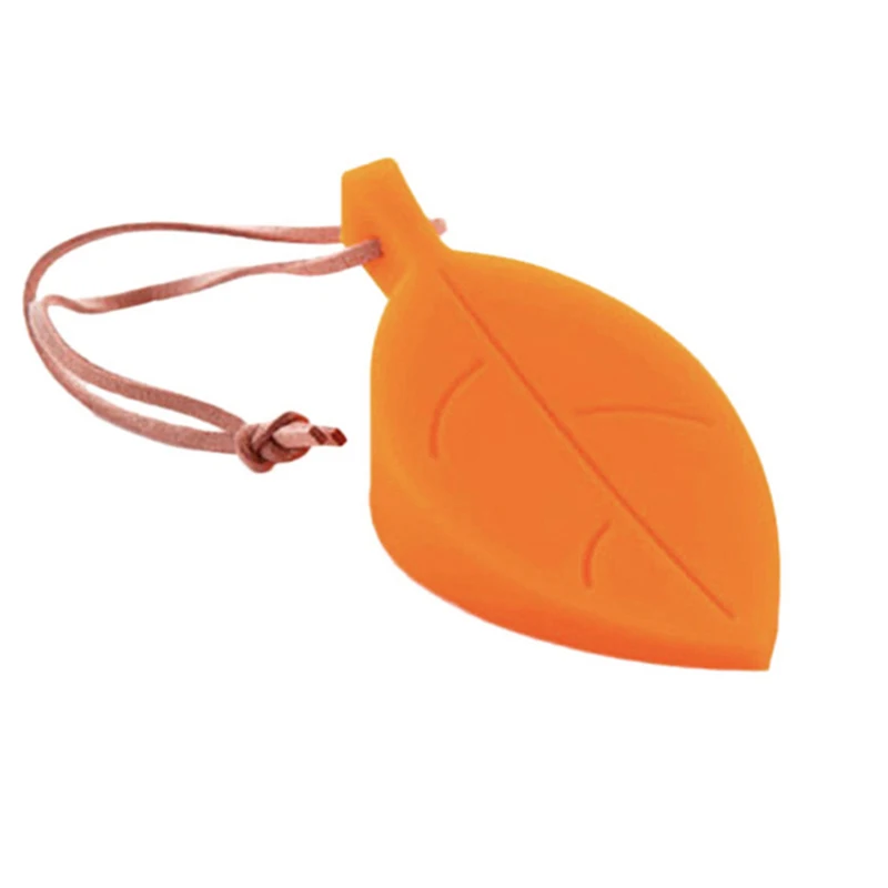 Милый мультяшный стиль с листьями антиприжимная детская силиконовая дверная