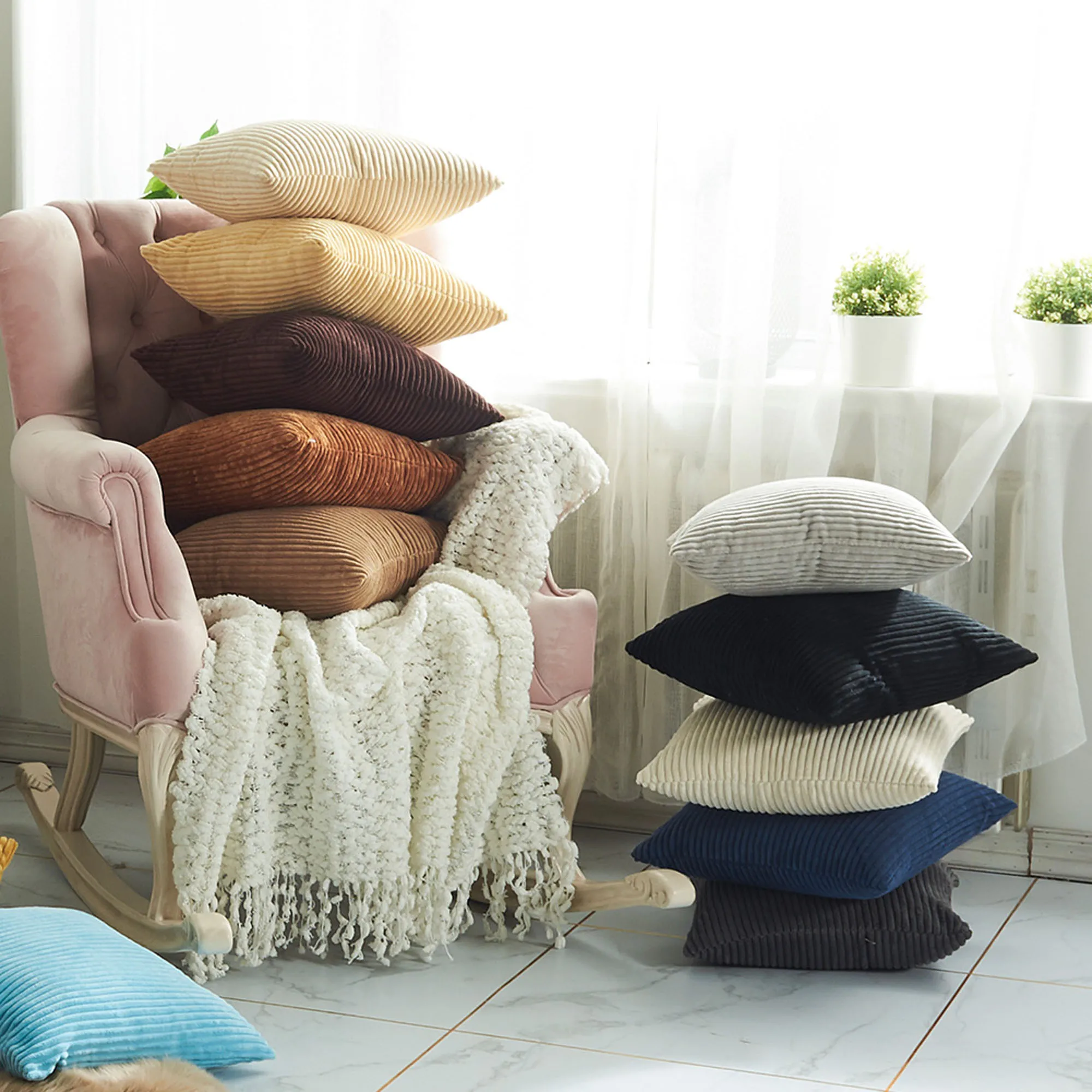 

Cushion Cover 45x45 Pillowcase Solid Color Throw Pillow Cases Luxuriou Wholesale Cojines Sofa Decor Decorative Pillow Covers 1pc