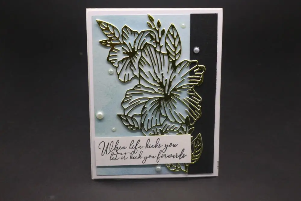 Скрапбукинг цветок умственная высечка Рождество Новое поступление 2019 Glita Creatif