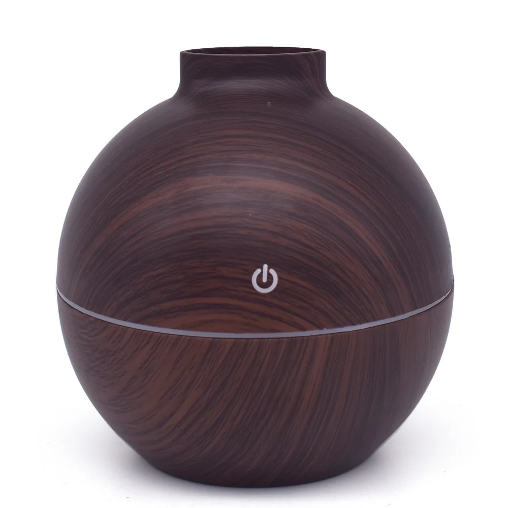 Диффузор с деревянным зерном ароматерапия увлажнитель тумана Настольный