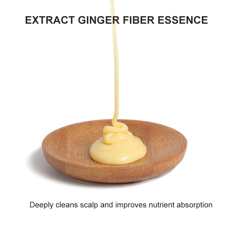 

Ginger Shampoo Herbal Professional Anti-hair Loss Itching Dandruff Oil-Control Refreshing Nourishing Hair Care Shampoo 400ML