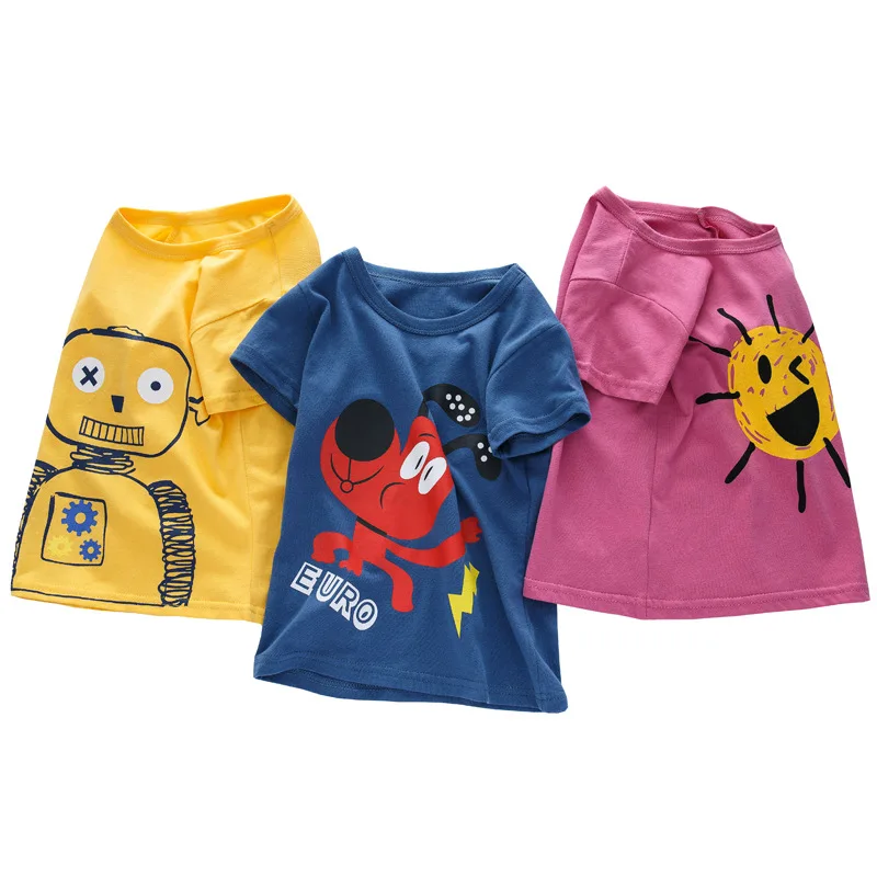Новинка 2020 года модная летняя футболка для маленьких мальчиков с короткими