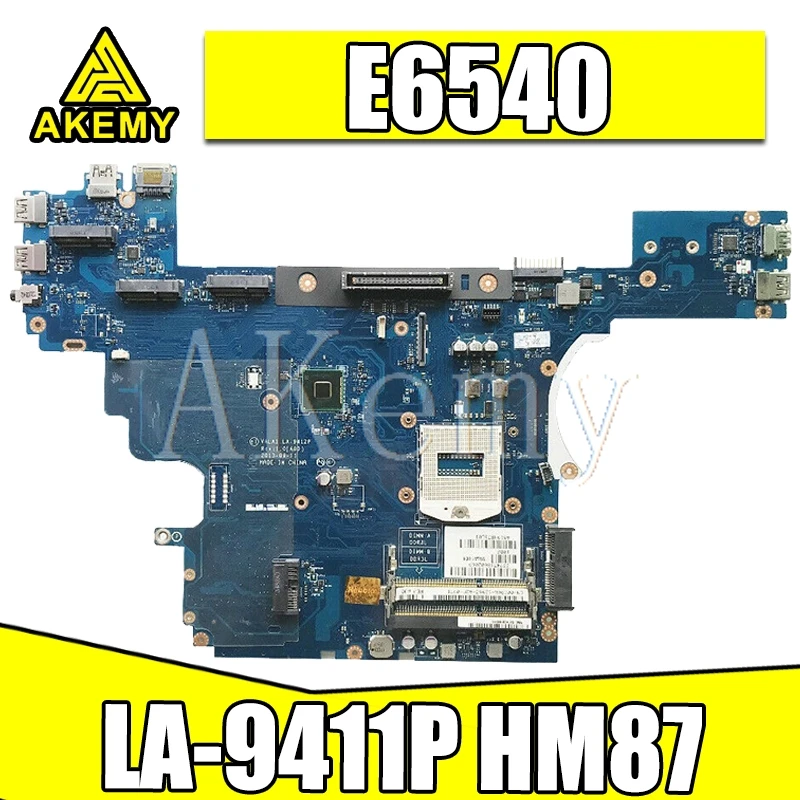 

LA-9412P motherboard High quality For E6540 Laptop motherboard CN-00C96W 00C96W 0C96W VALA1 LA-9412P E6540 mainboard 100% Tested