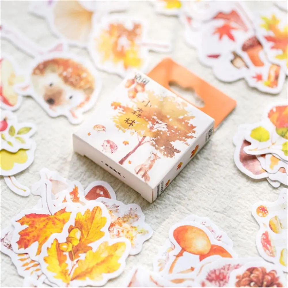 50 PCS 36-50 шт./упак. DIY Украшение для дневника Стикеры стильная футболка с изображением персонажей видеоигр, в Корейском стиле, с животным принтом акулы цыпленка, собаки, кролика, ПВХ Стикеры школы - Цвет: 50 PCS