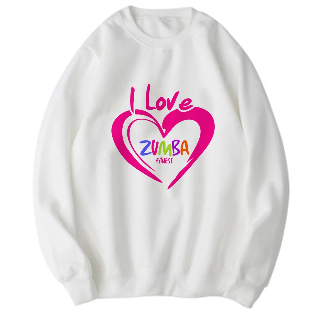 

Spring New Aesthetic Women Hoodies I Love Zumba Fitness Letter Sweatshirt Ropa Mujer Ulzzang Harajuku Hoodie Zumba Clothing