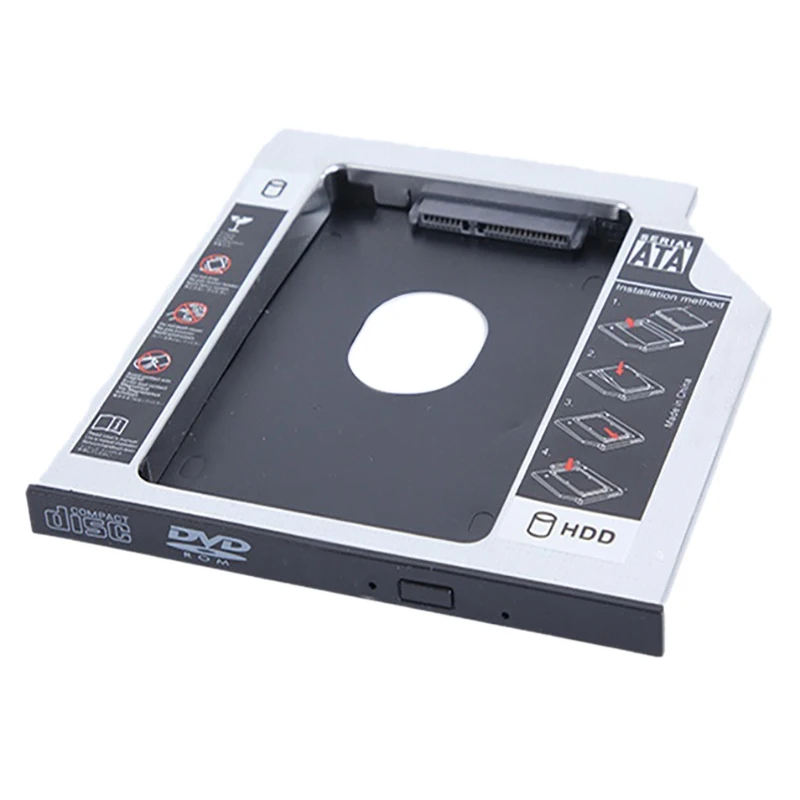 

Supports Hard Drive 2.5 Inch Second Hard Drive SATAI II III SDD Mechanical Hard Drive Universal CD DVD-ROM