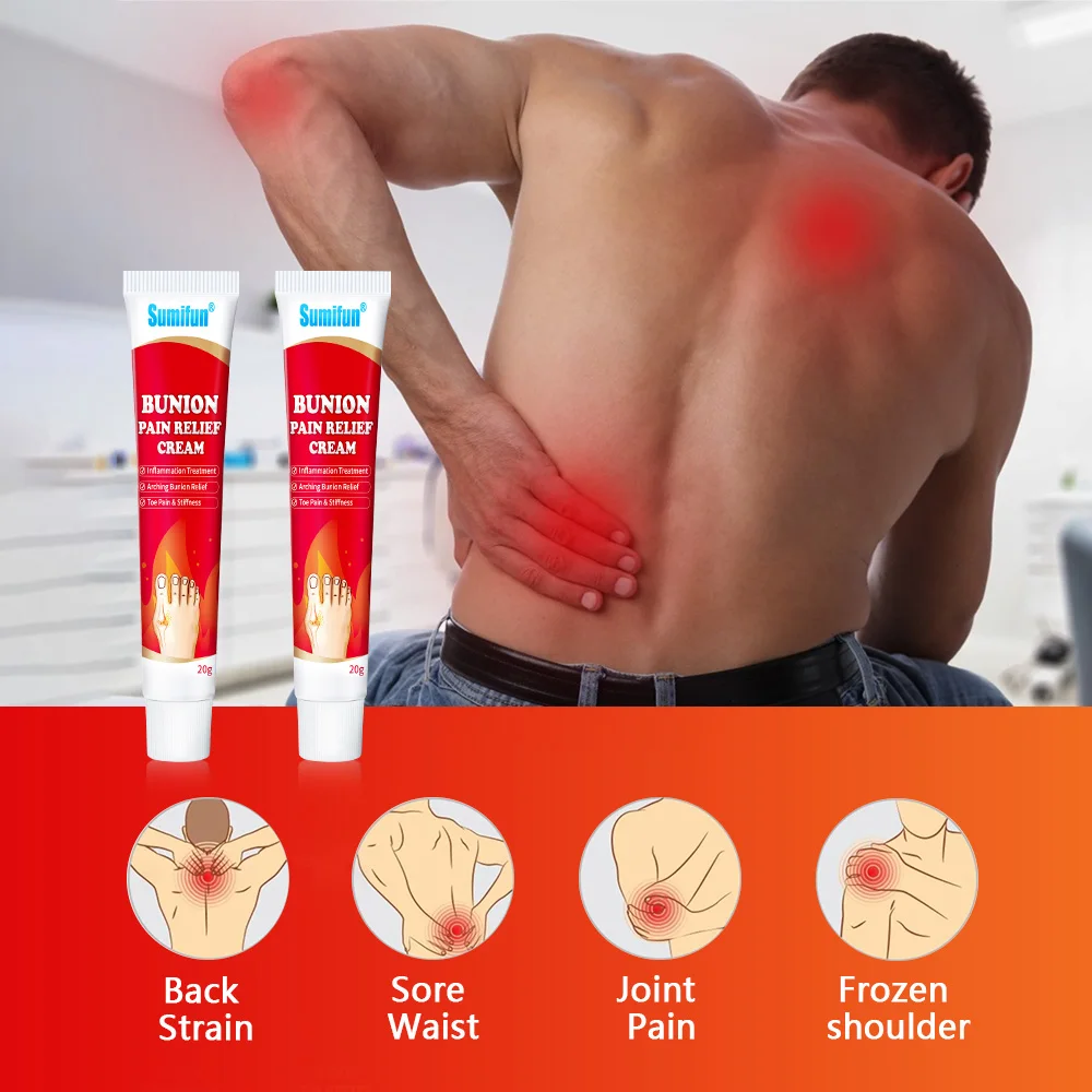 

Bunion Pain Relief Ointment Toe Joint Valgus Corrector Cream Hallux Stiffness Inflammation Arthritis Treatment Medical Plaster