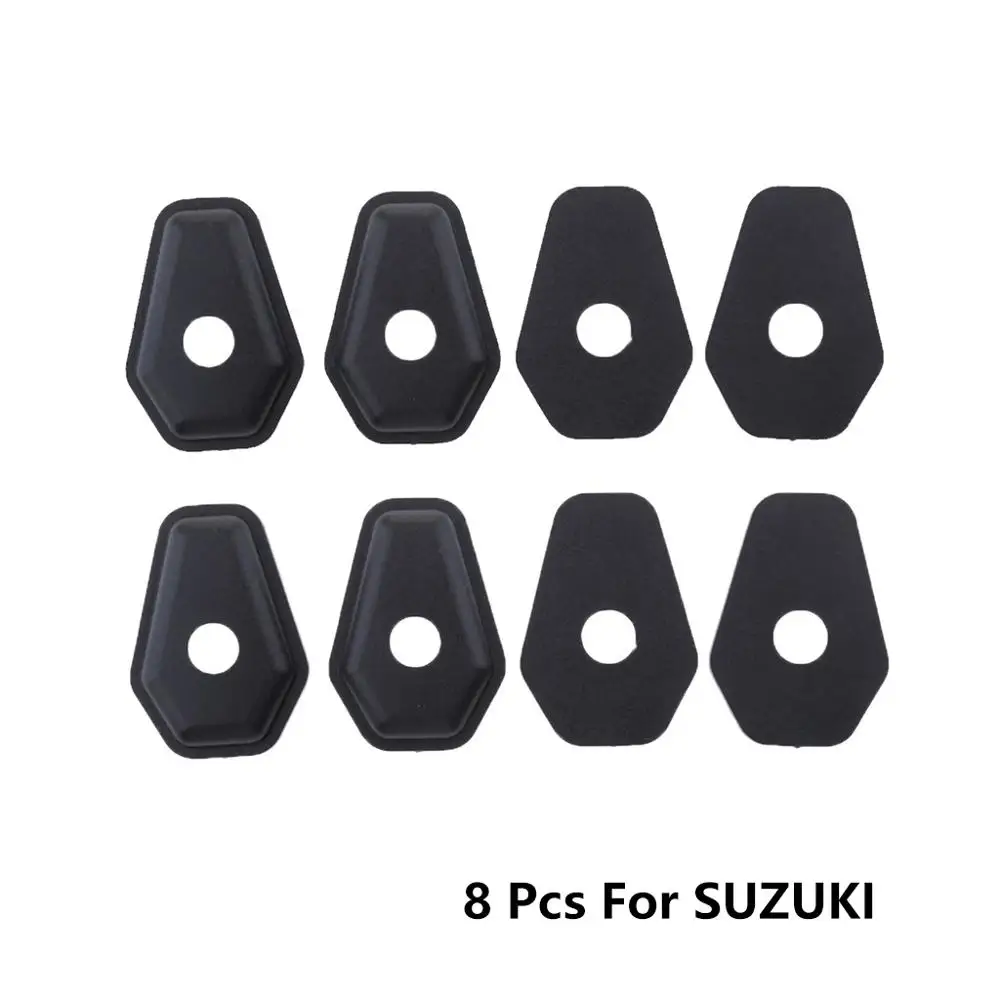 8 pcs For SUZUKI 4 шт. 8 мотоцикла указатель поворота адаптер прокладки для KAWASAKI Z650 Z750 Z800 Z900 Z1000 для YAMAHA R3 R6 MT07 MT09 - Цвет: 8 pcs For SUZUKI