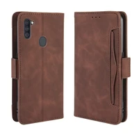 for samsung galaxy a11 m11 a 11 case wallet skin feel leather phone cover for samsung galaxy m11a11 with separate card slot
