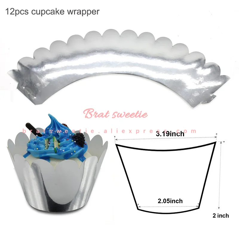 silver wrapper Металлическая Серебряная одноразовая посуда бумажные соломинки тарелки Свадебные Рождественские украшения на день рождения принадлежности для взрослых - Цвет: silver wrapper