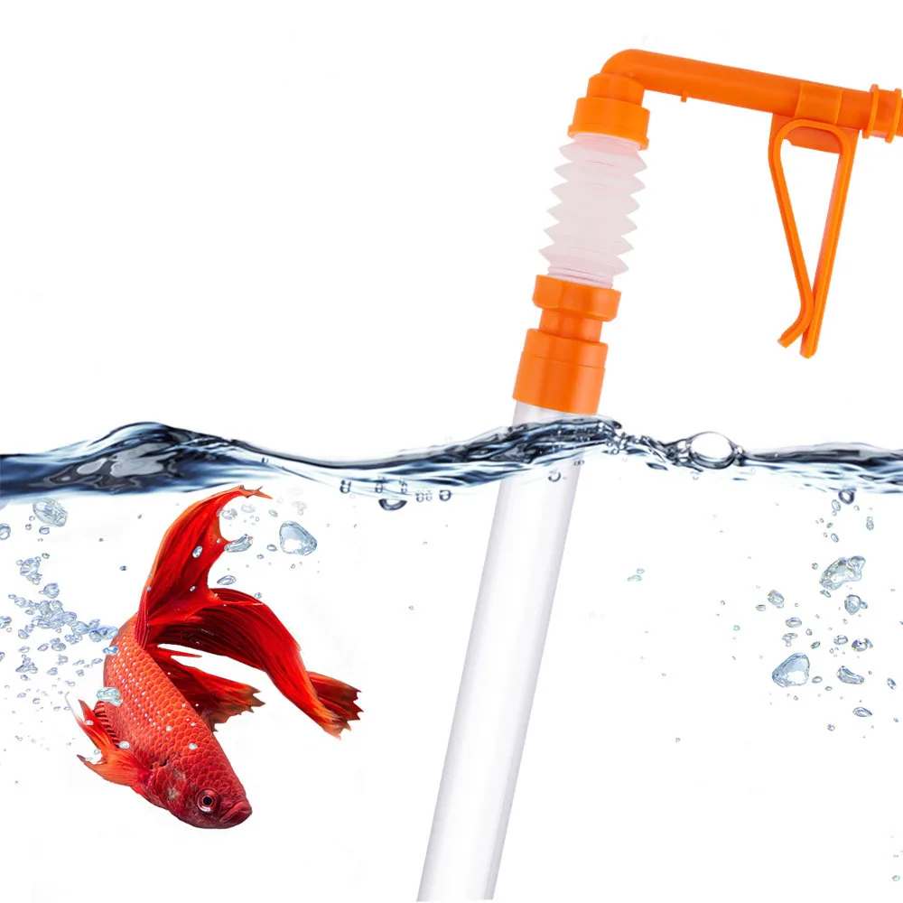 Аквариумный водный сменный Ручной Сифон инструменты для очистки аквариума