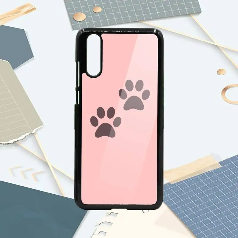 

Dog footprint Paw Phone Case TPU For Samsung Galaxy S6 S7 S8 S9 S10 S20 plus ULTRA