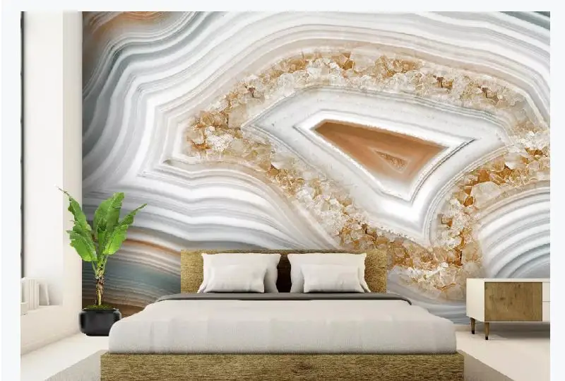Современная мраморная настенная 3D фотобумага для стен шелковая
