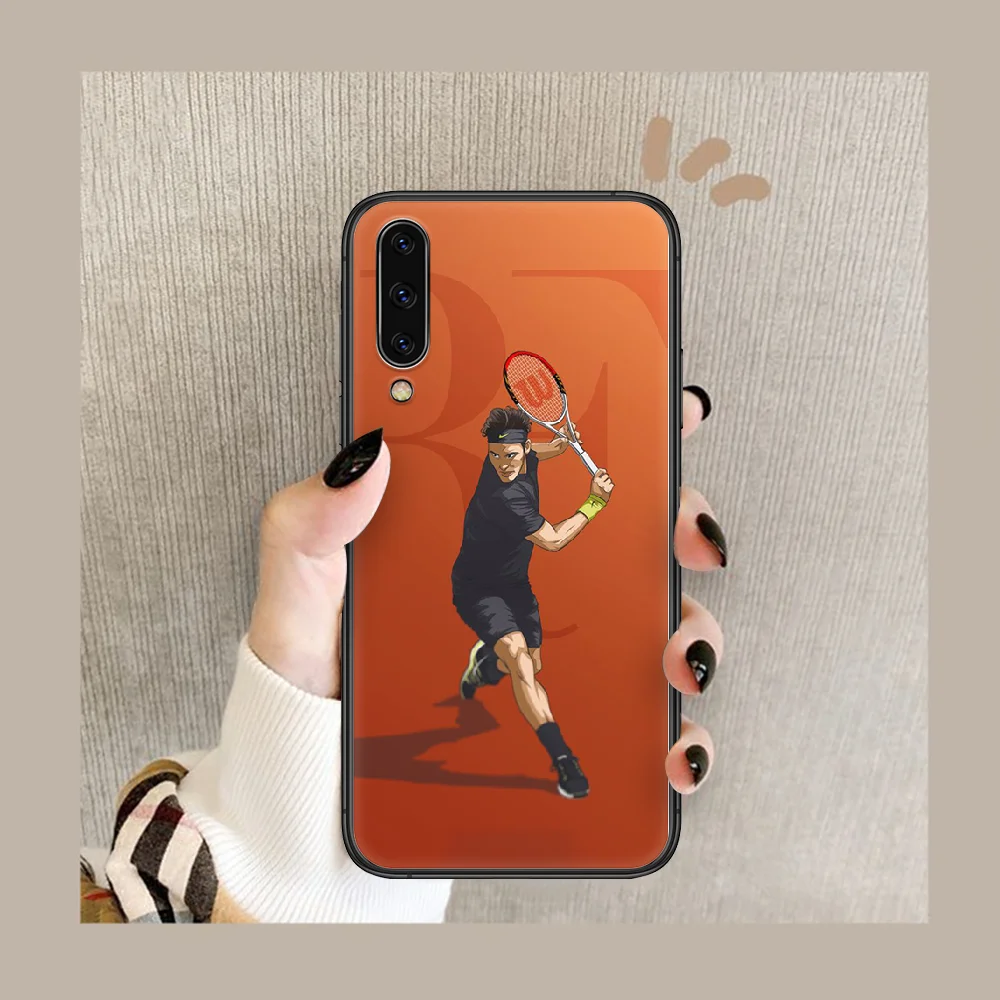 

Tennis Star Federer Phone Case Cover For Samsung Galaxy A10 A20 A30 E A40 A50 A51 A70 A71 J 5 6 7 8 S black Bumper Pretty Cell