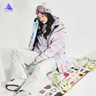 Куртка лыжная, мужская, женская, зимняя, ветрозащитная, водонепроницаемая