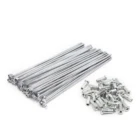 Uxcell 36pcs 72pcs 3mm-3.5mm Thread Diameter Motorcycle Wheel Spokes With Nipples 160-180mm Length Wheel Rims Hub