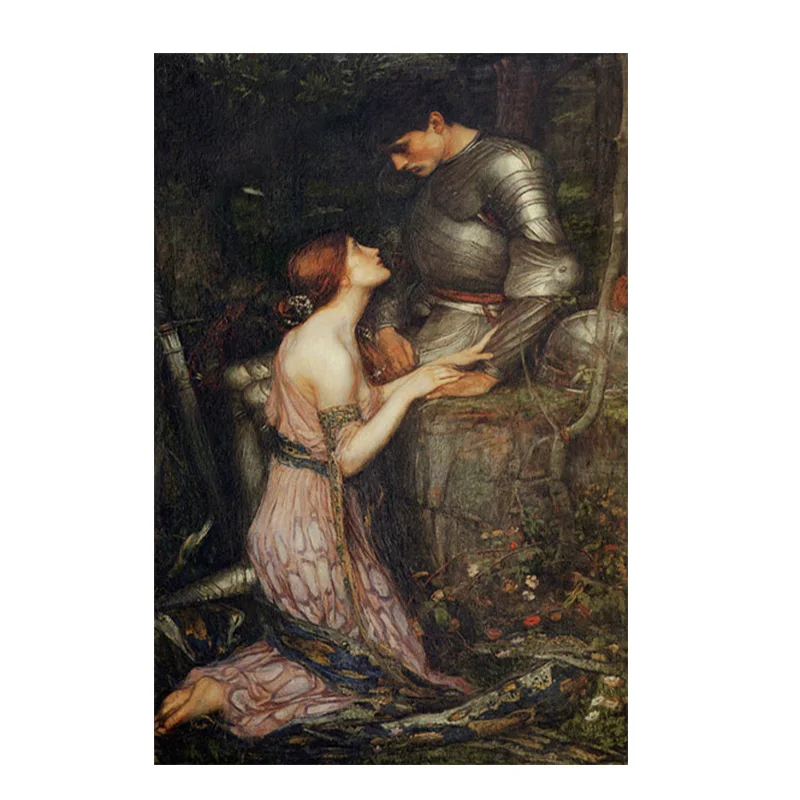Картина маслом Lamia and the Soldier на холсте в скандинавском стиле | Дом и сад