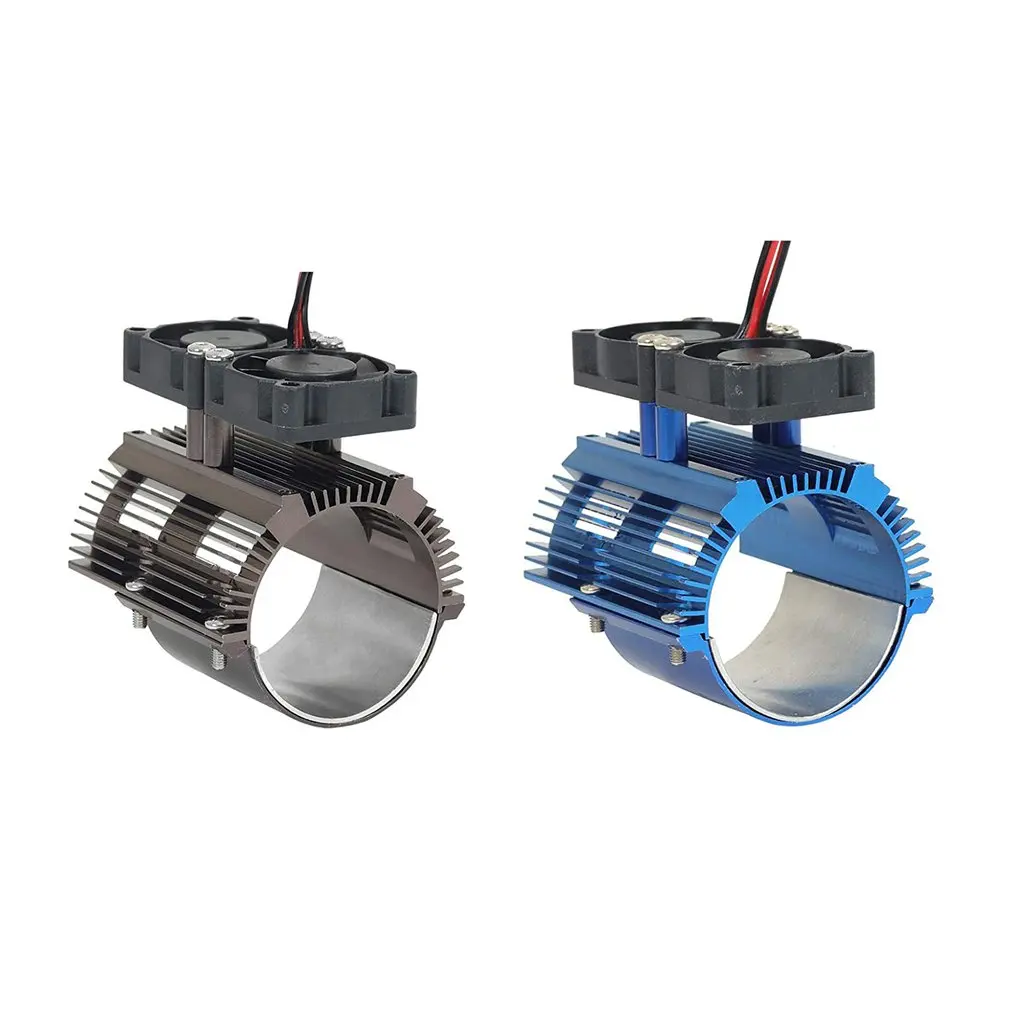 

Motor radiator 2020 Hot Motor radiator dual fan for Traxxas SUMMIT big S E-REVO big E 41-43MM motor radiator