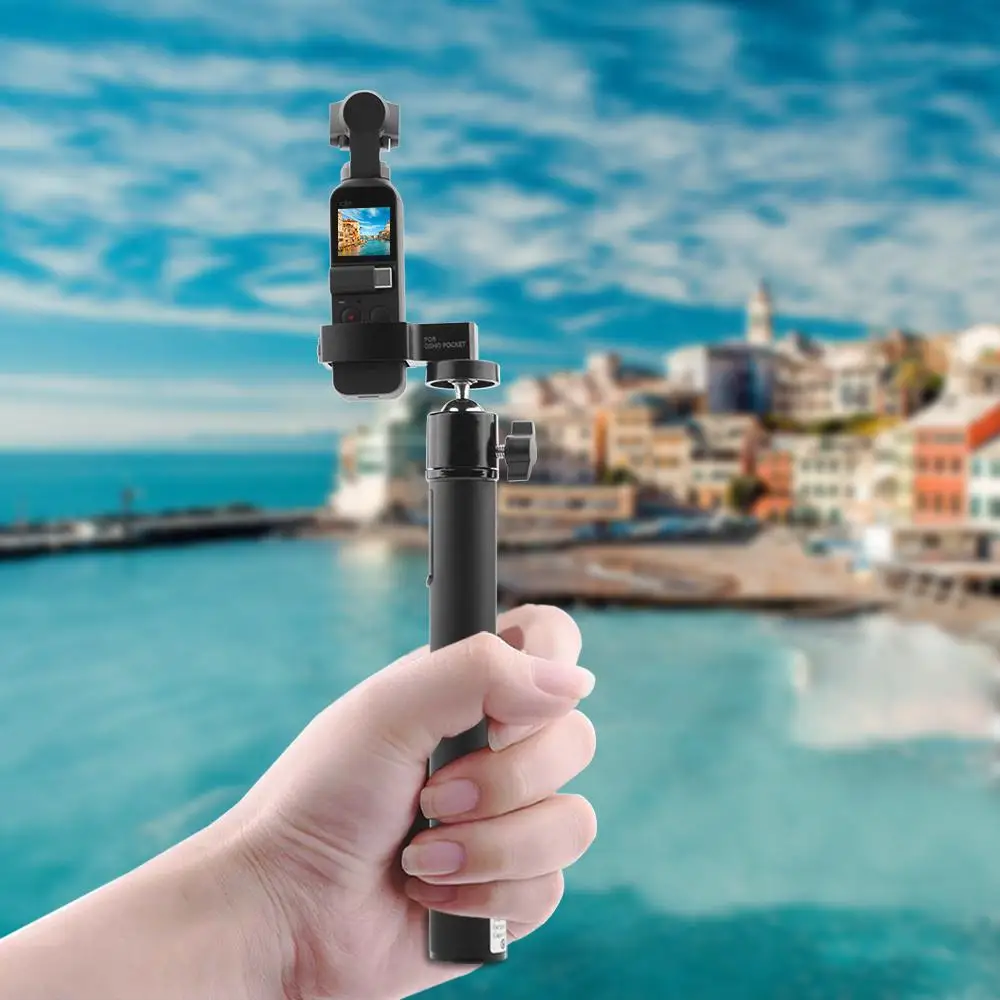 Selfie Stick for DJI Osmo Action power bank Handheld Power Bank Battery Hand Grip Extension Monopod r60 | Электроника