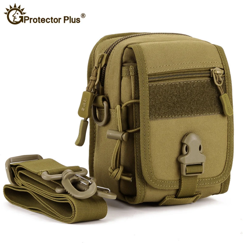 

Military Tactical Bag Nylon Waterproof Molle Pouch Running Package Climbing Travel Hiking Bags For 5.5 inch Mobile Phone