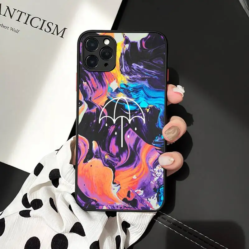

Bring Me the Horizon BMTH Topmost Phone Case Matte Transparent for iPhone 7 8 11 12 s mini pro X XS XR MAX Plus cover funda